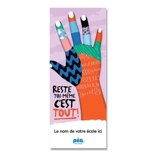 Bannière : Reste toi-même. C'est tout!