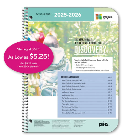 Catholic Faith Planner: Grades 6-8 (Custom)