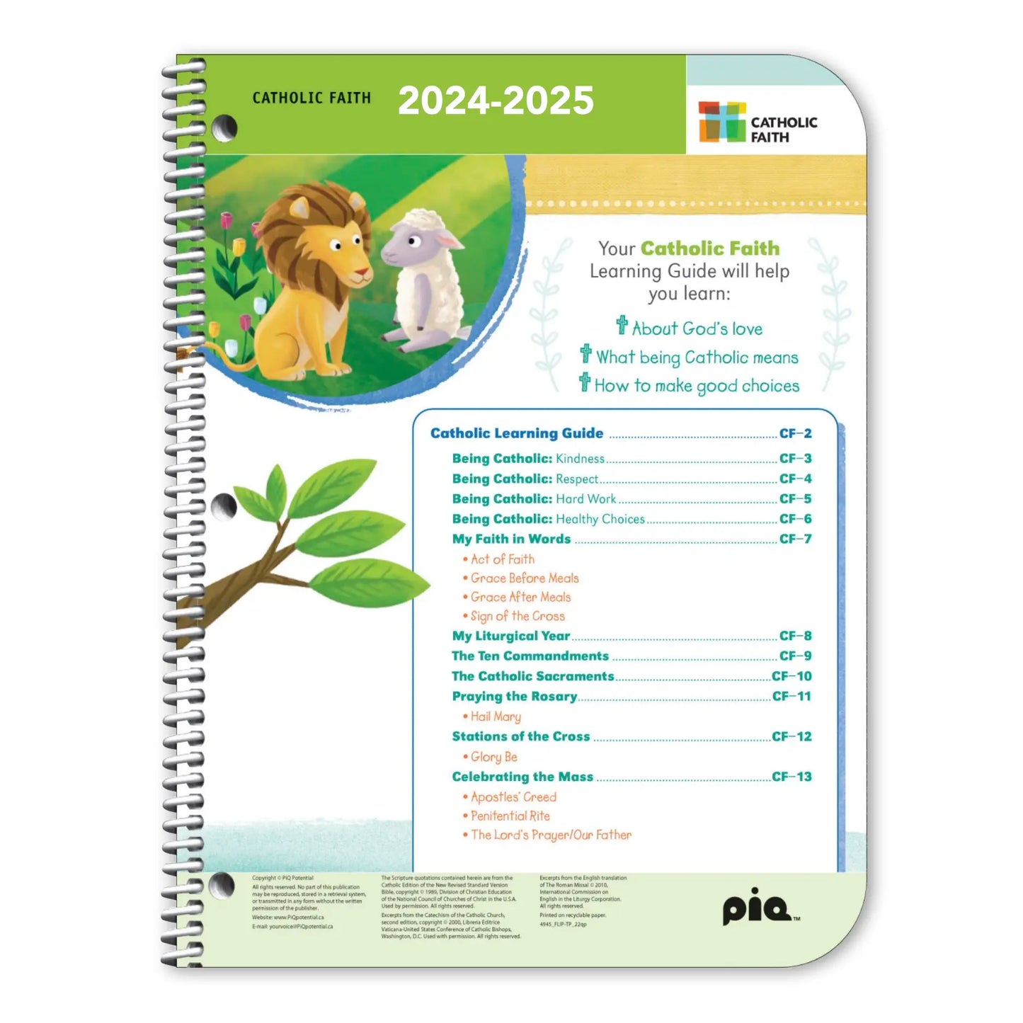 Catholic Faith Planner: Grades 1-2 (Stock)