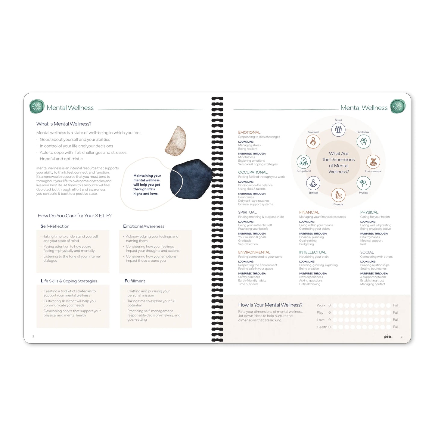 The Legacy Planner + Lesson Plan Book: Wellness Project Edition