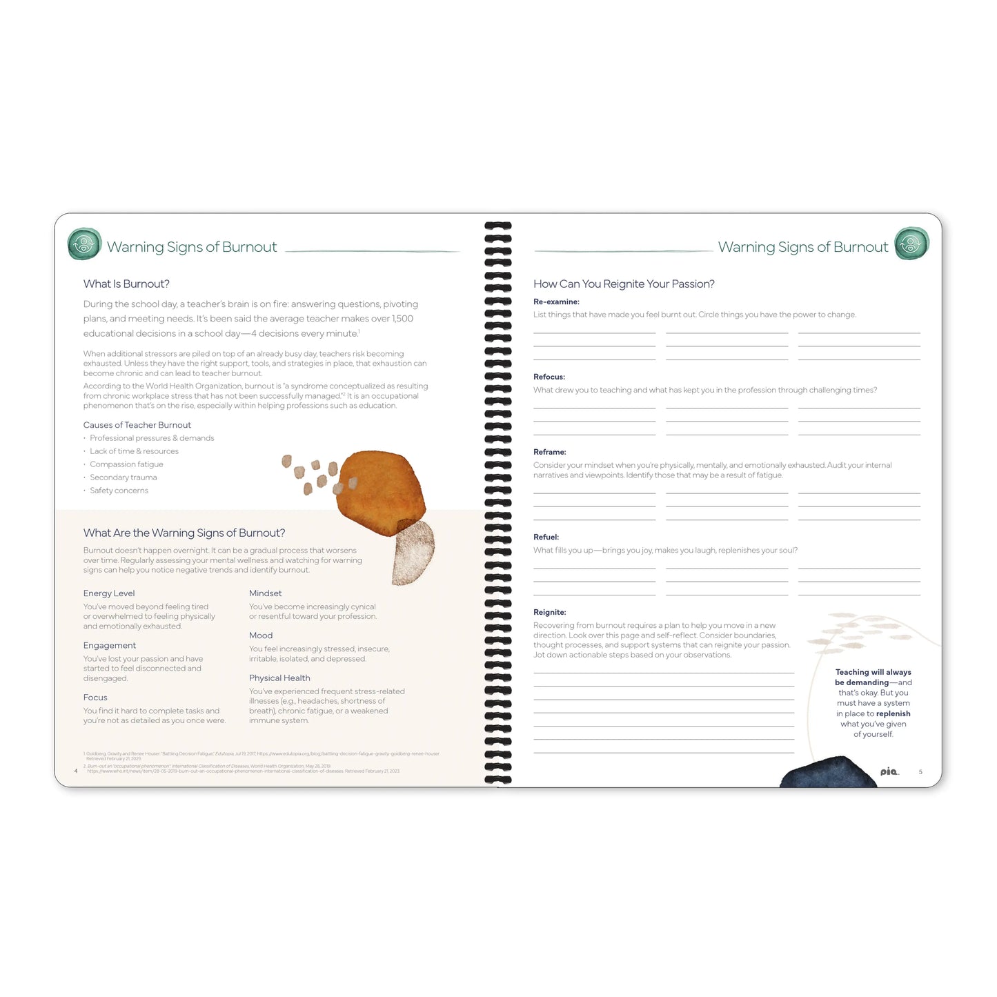 The Legacy Planner + Lesson Plan Book: Wellness Project Edition
