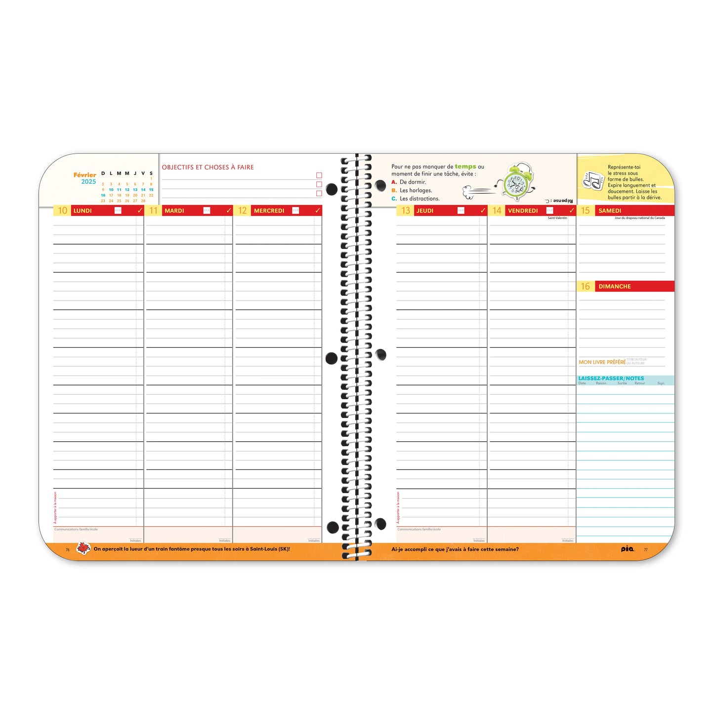 L'agenda canadien, secondaire 1er cycle (Stock)