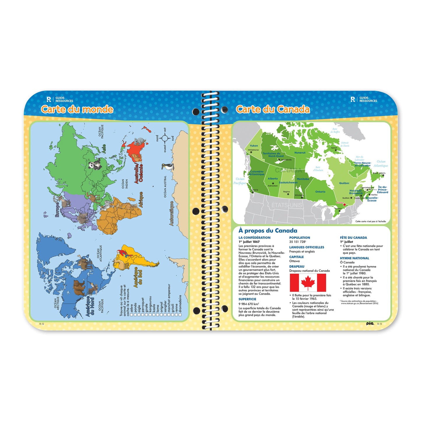 L'agenda canadien, primaire 1-2 (Sur mesure)