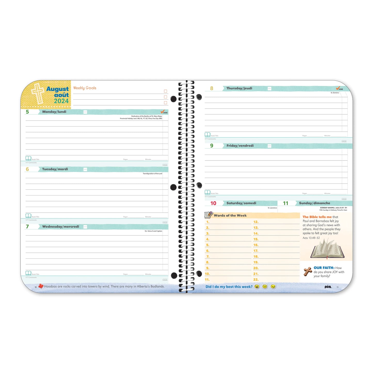 Catholic Faith Planner: Grades 3-5 (Stock)