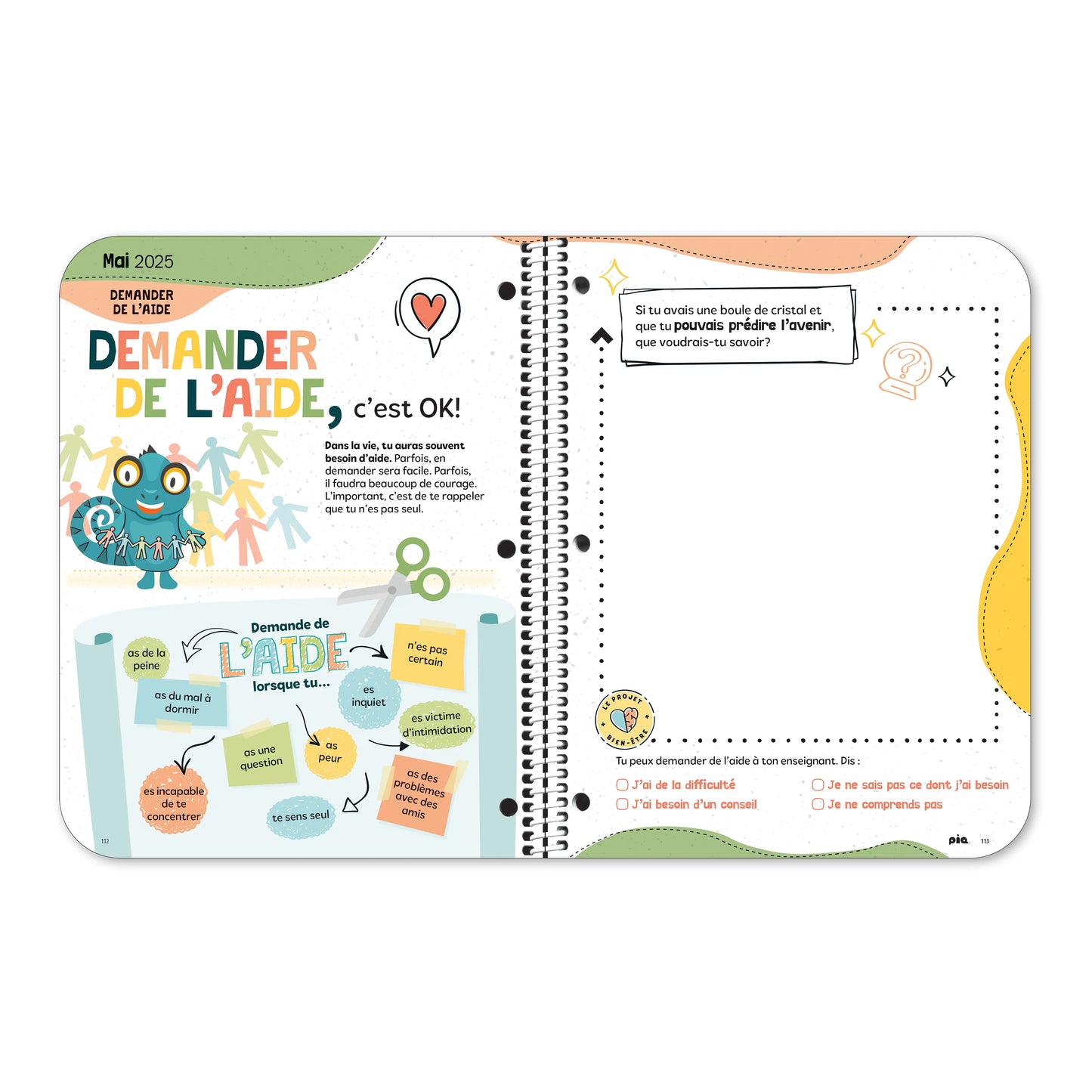 L'agenda projet bien-être, primaire 3-6 (Stock)