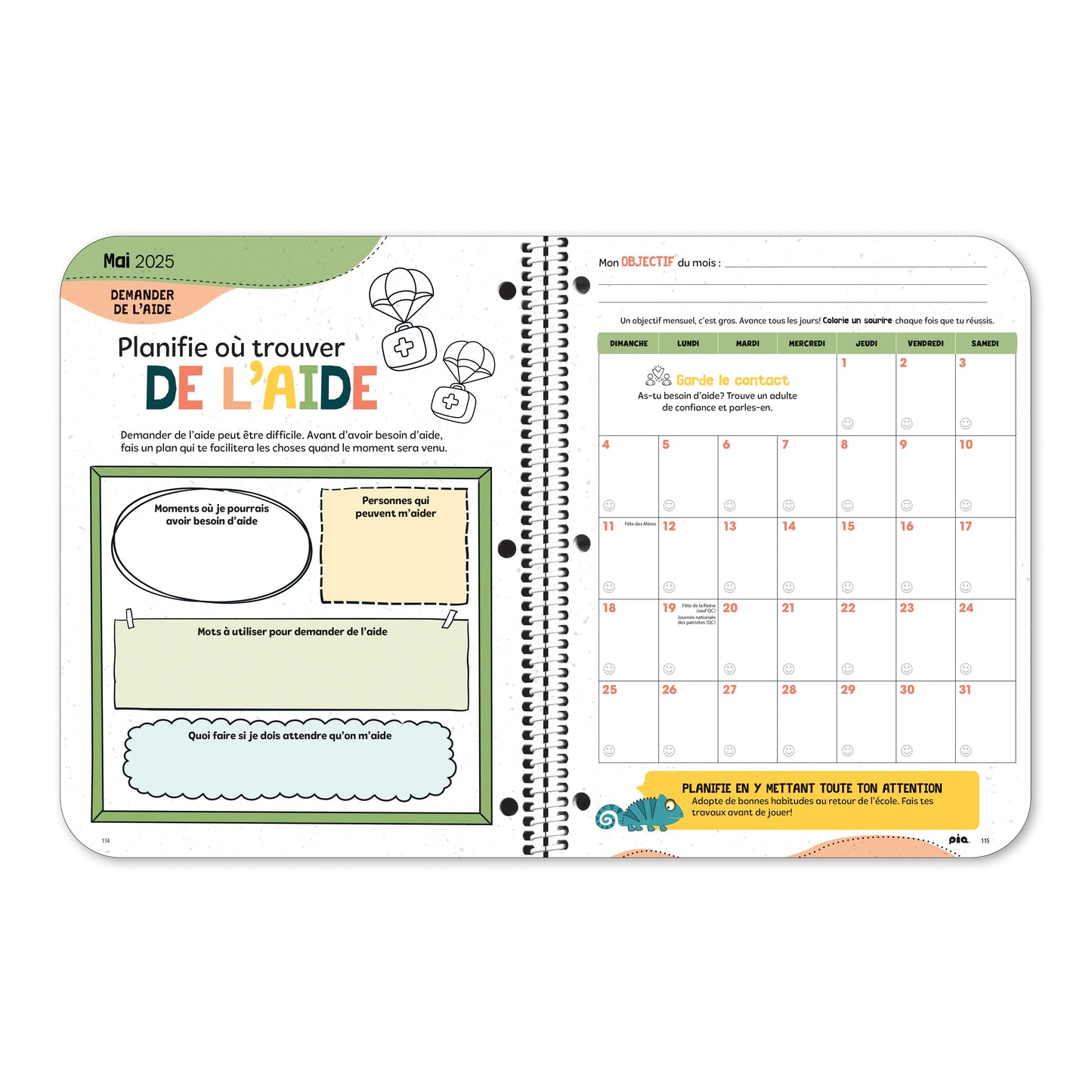 L'agenda projet bien-être, primaire 3-6 (Stock)