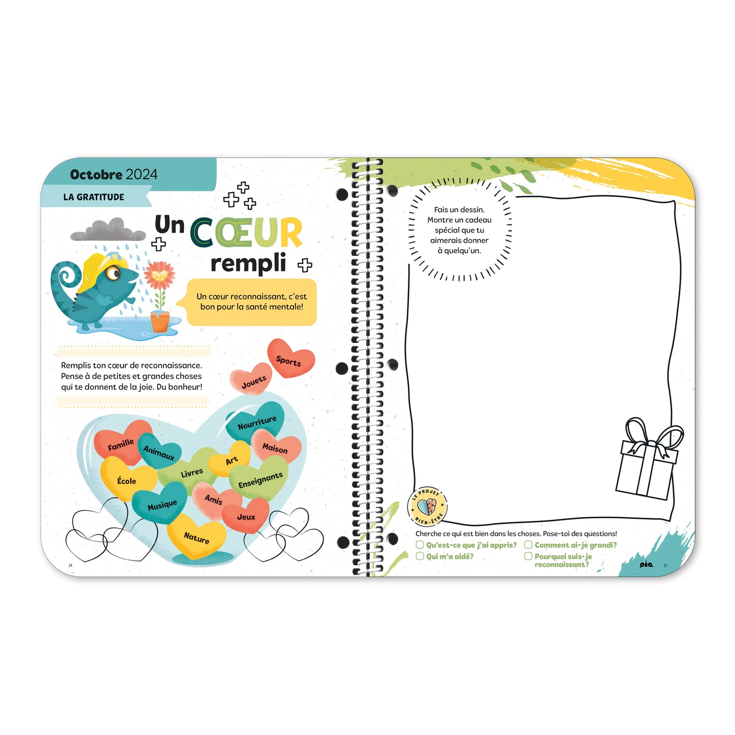 L'agenda projet bien-être, primaire 1-2 (Stock)