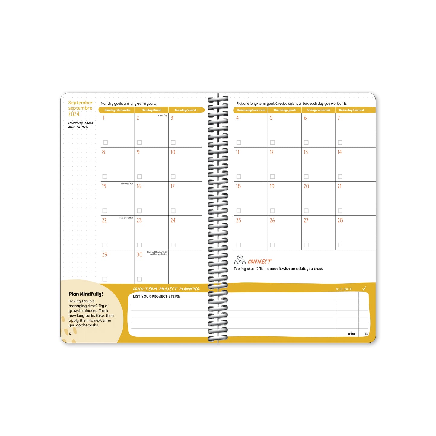 The Wellness Project Planner: Grades 9-12 (Custom)