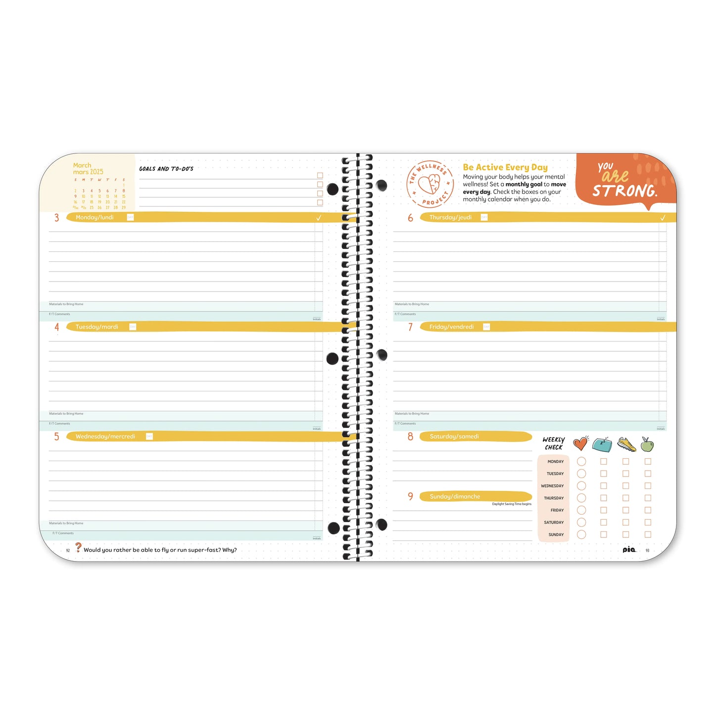 The Wellness Project Planner: Grades 6-8 (7" x 9") (Custom)