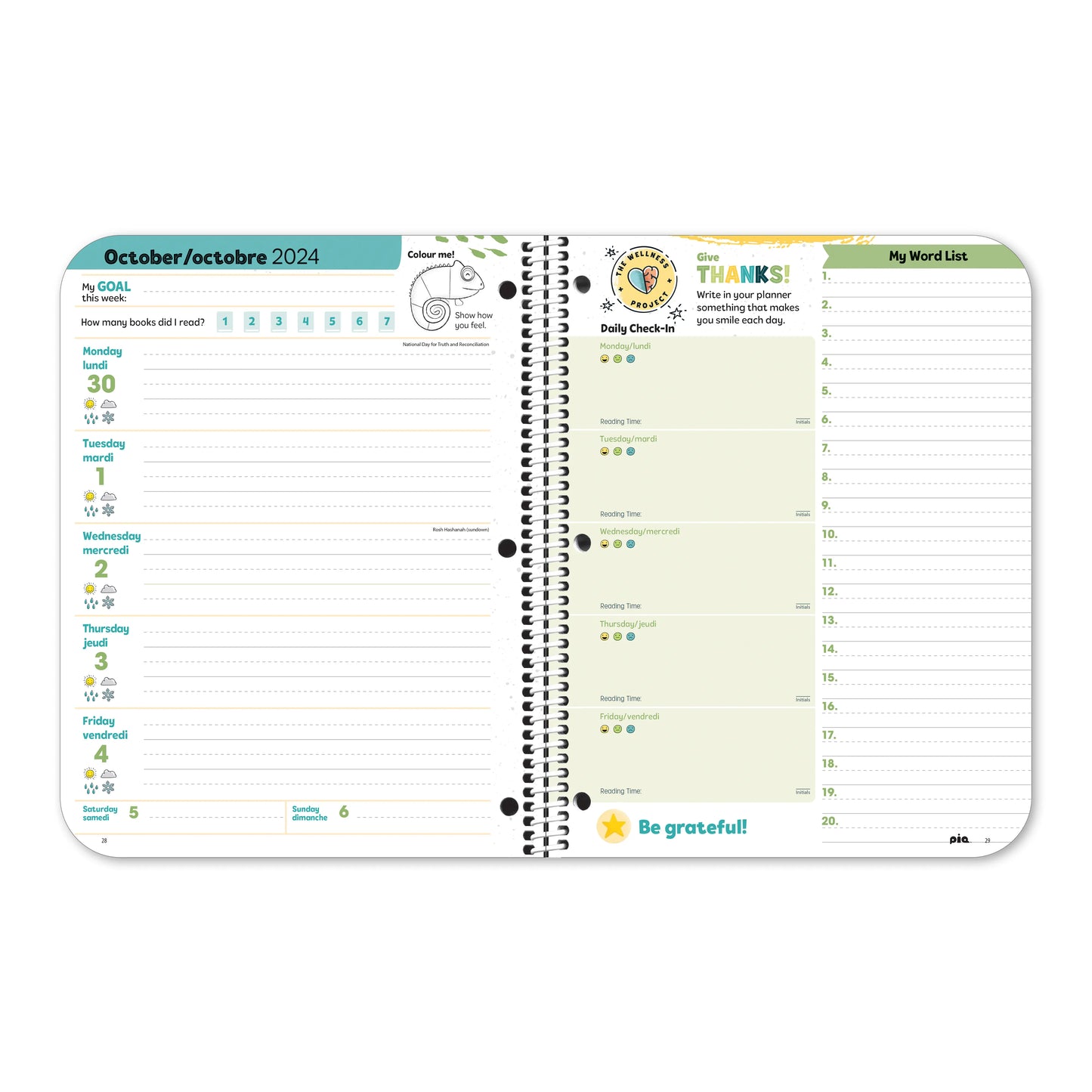 The Wellness Project Planner: Grades 1-2 (Custom)