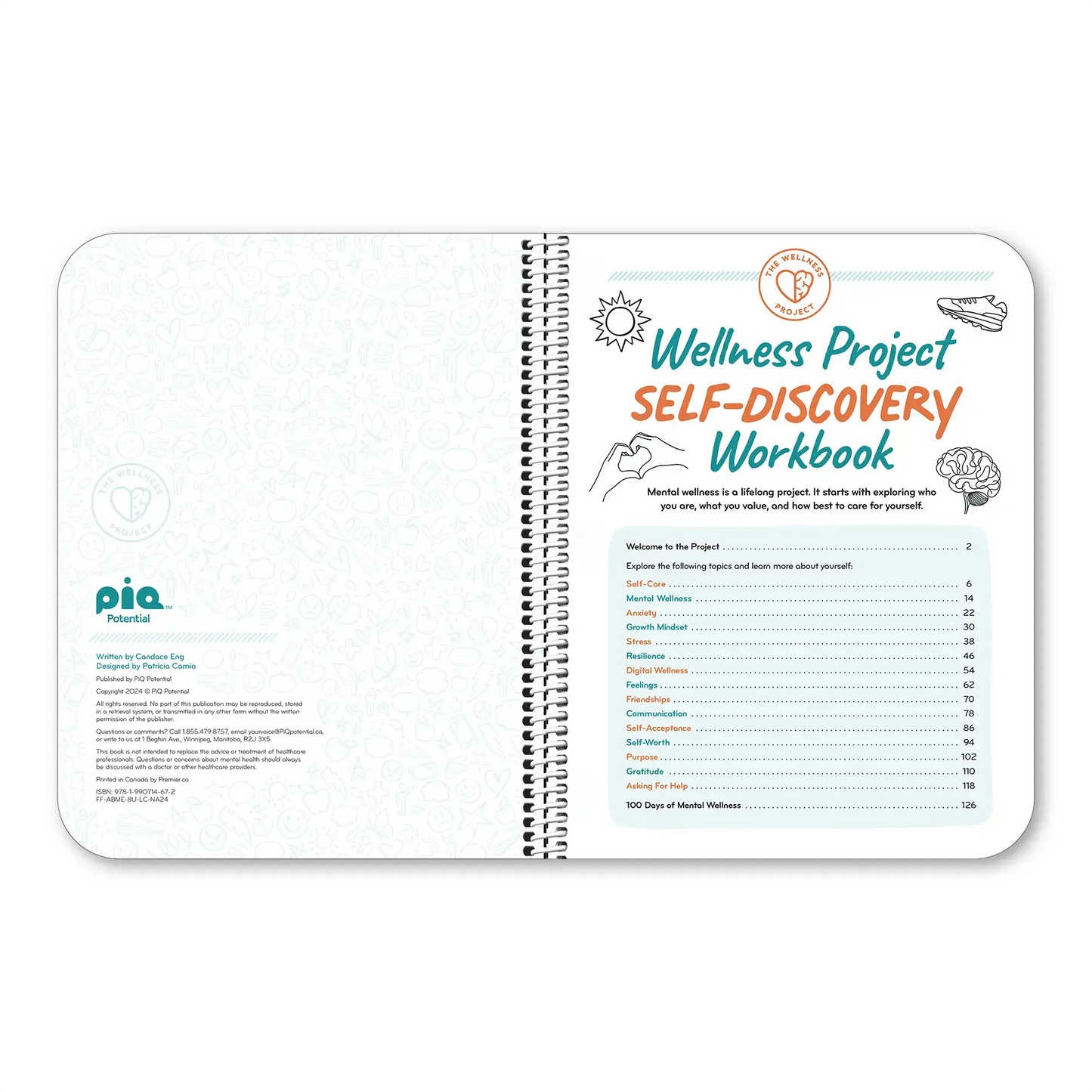 Wellness Project Self-Discovery Workbook Bundle