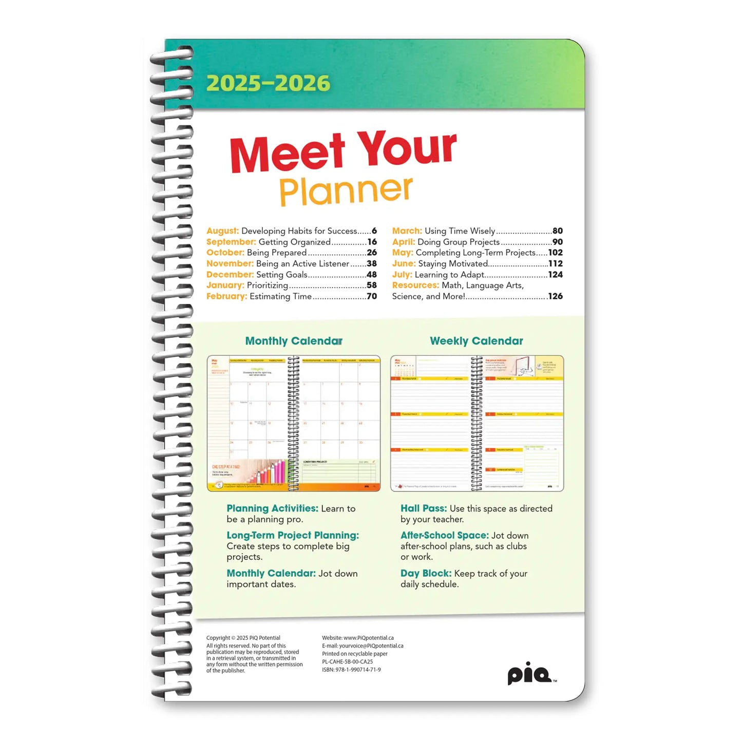 The Canadian Planner: Grades 9-12 (Stock)