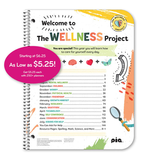 The Wellness Project Planner: Grades 1-2 (Custom)