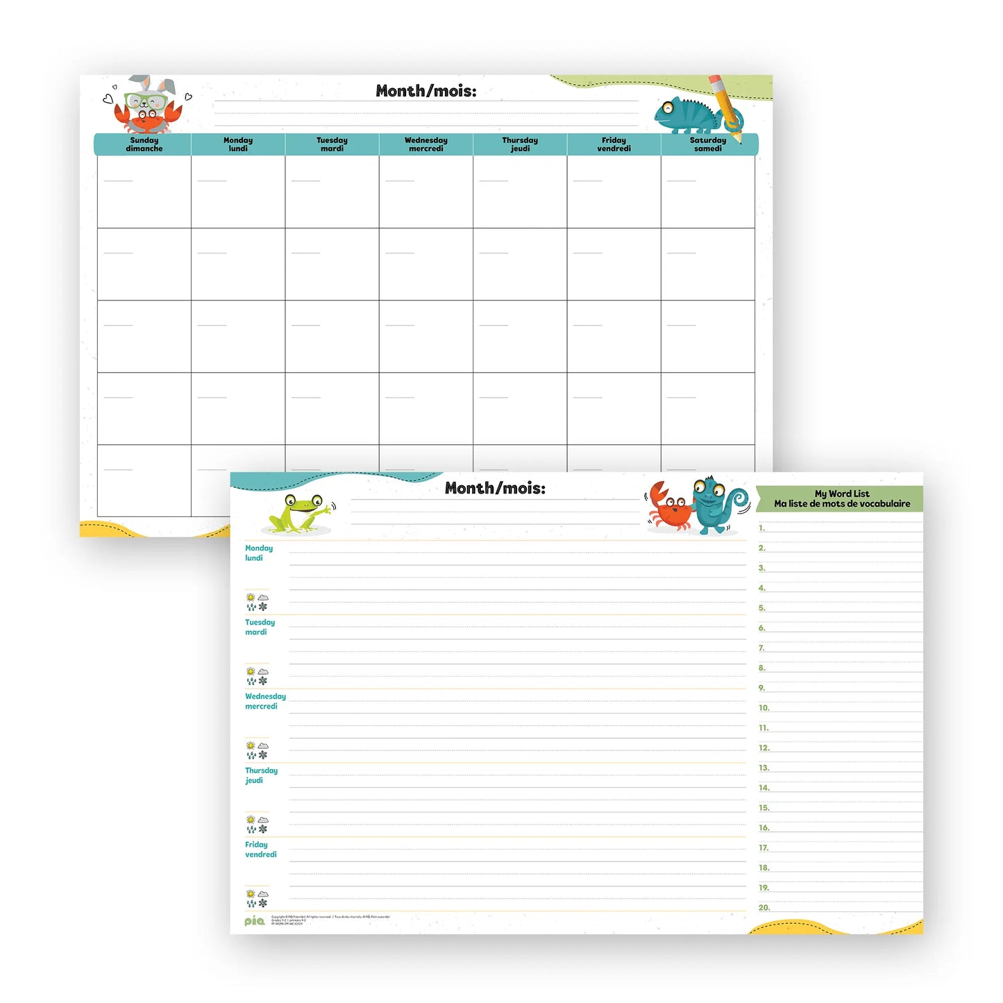 Wall Calendar: Gr 1-2