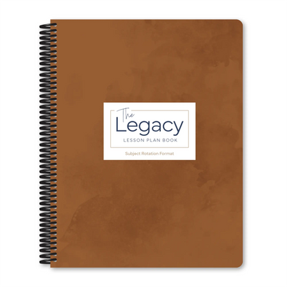 The Legacy Lesson Plan Books – Subject Rotation Format