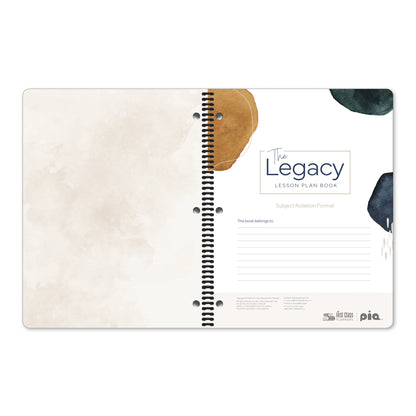 The Legacy Lesson Plan Books – Subject Rotation Format