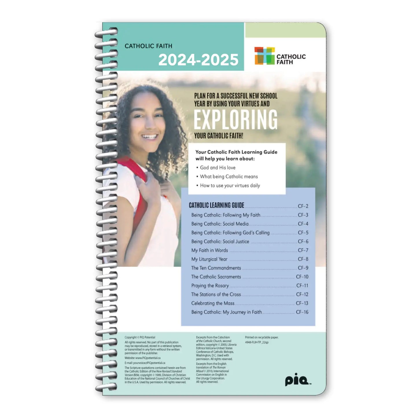 Catholic Faith Planner: Grades 9-12 (Standard)