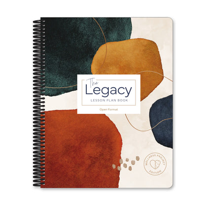 The Legacy Lesson Plan Books: Wellness Project Edition – Open Format