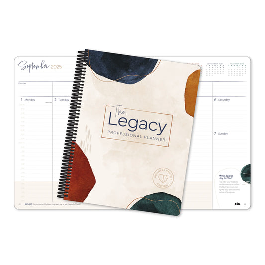 The Legacy Professional Planner: Wellness Project Edition Refill (2025-2026)