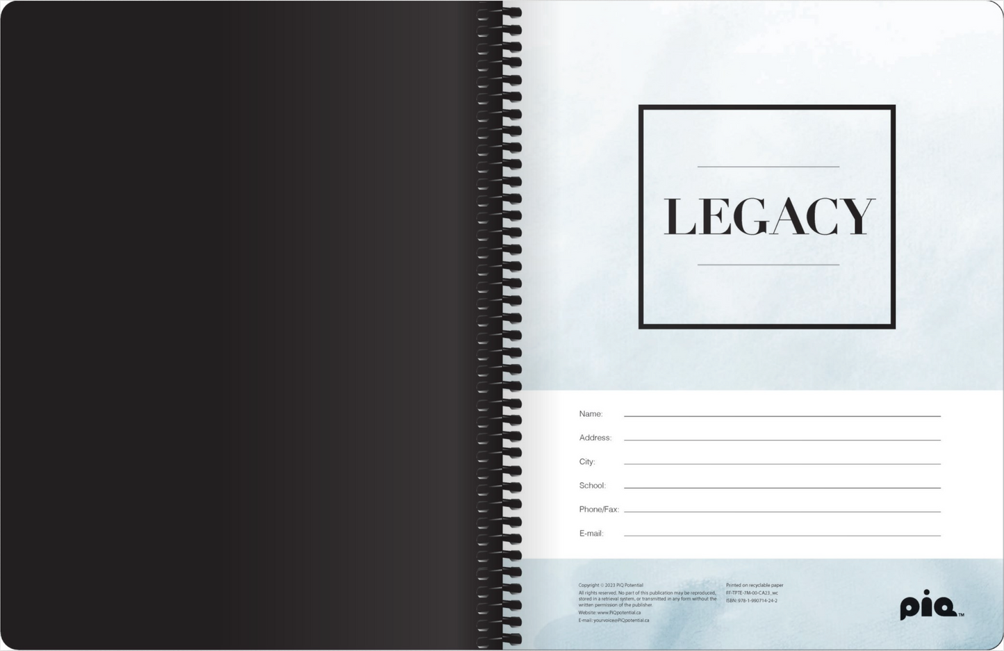 Legacy Planner - Kit (2024-2025)