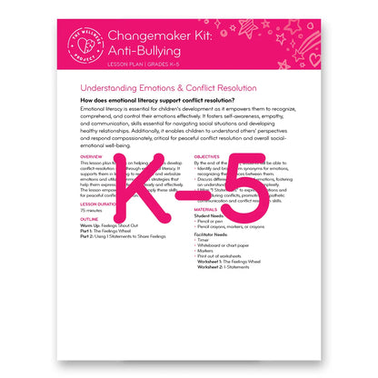 Changemaker: Anti-Bullying Digital Kit (Grades K-5)