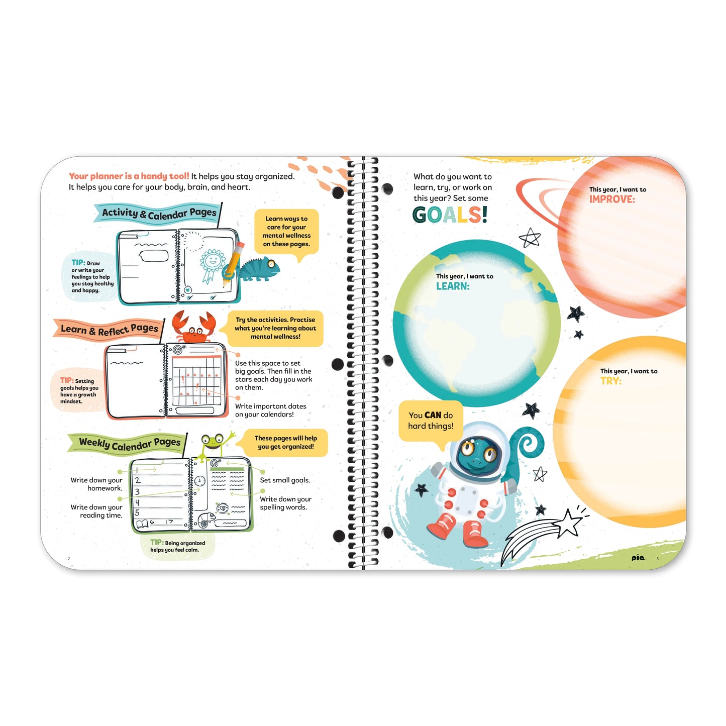 The Wellness Project Planner: Grades 3-5 (2024-2025)