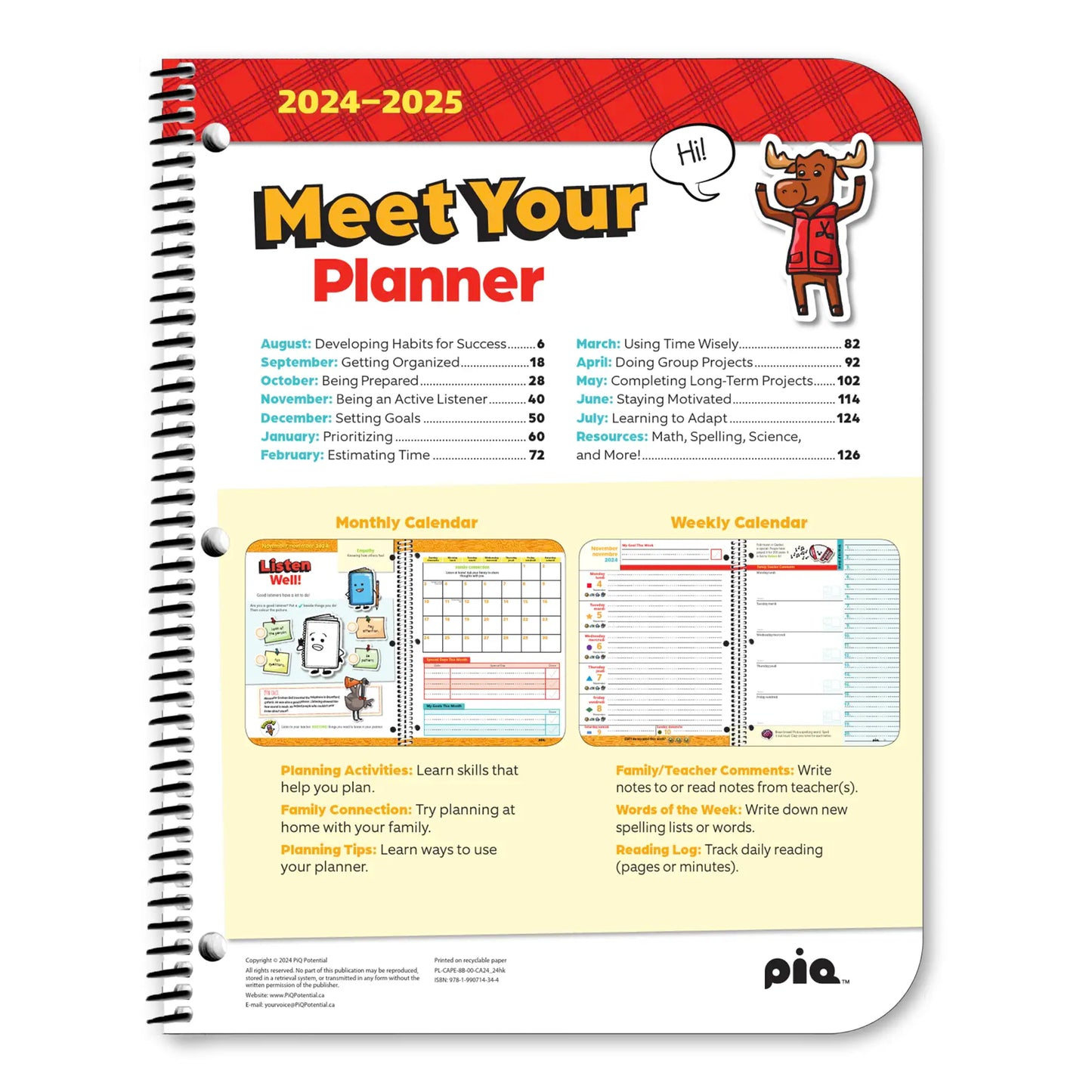 The Canadian Planner: Grades 1-2 (2024-2025)