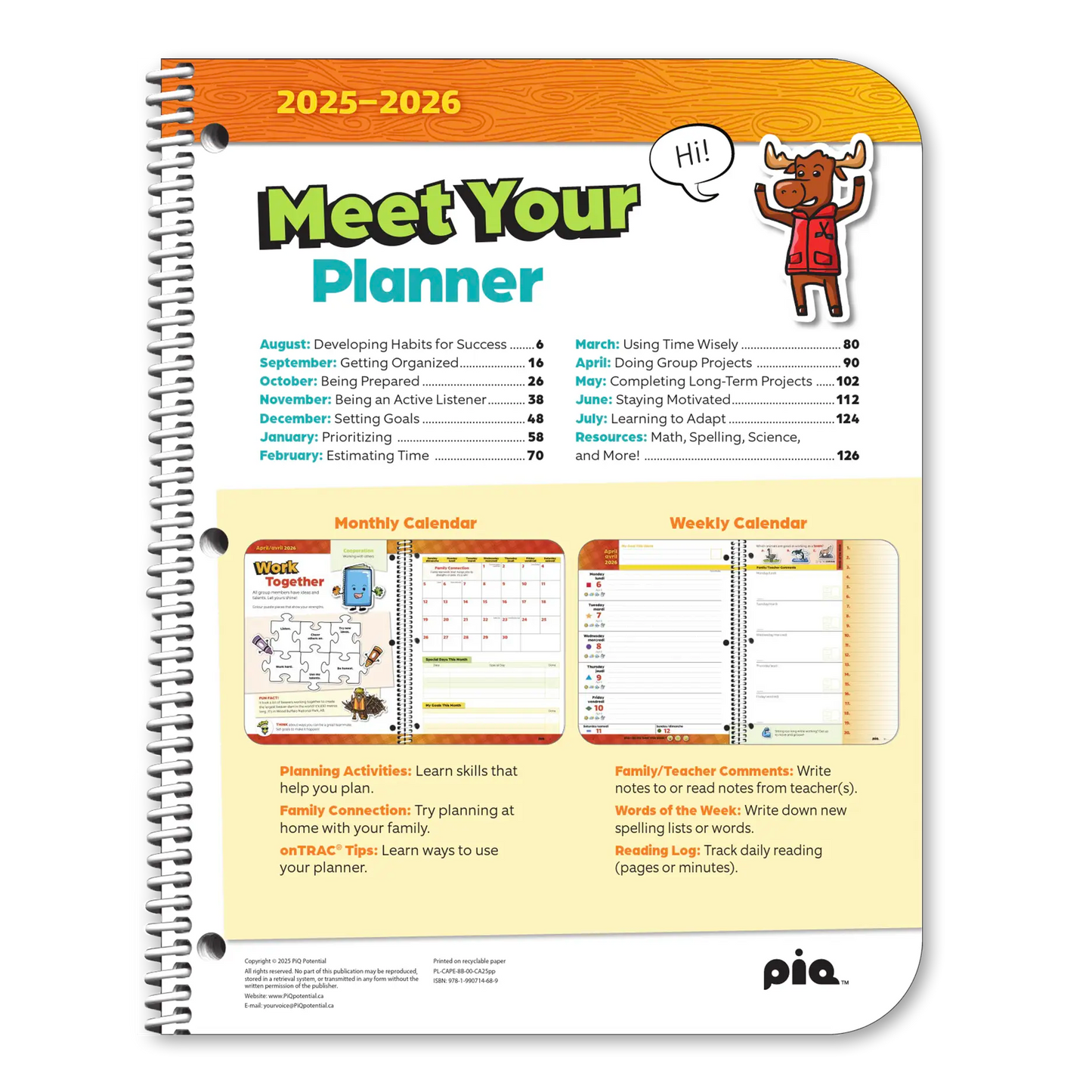 The Canadian Planner: Grades 1-2 (Standard)