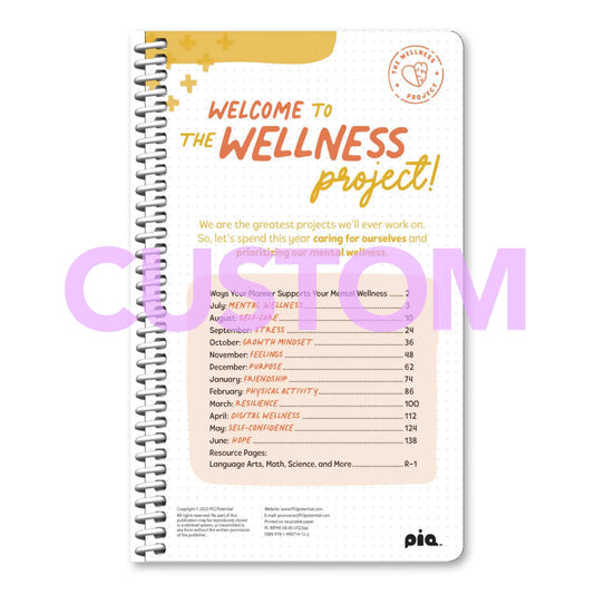 The Wellness Project – Grades 9-12 (2024-2025) – Custom Edition