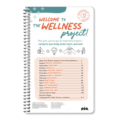 The Wellness Project Planner: Grades 9-12 (Standard)