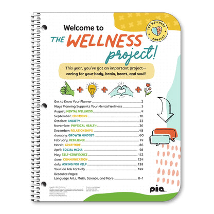 The Wellness Project Planner: Grades 6-8 (Standard)