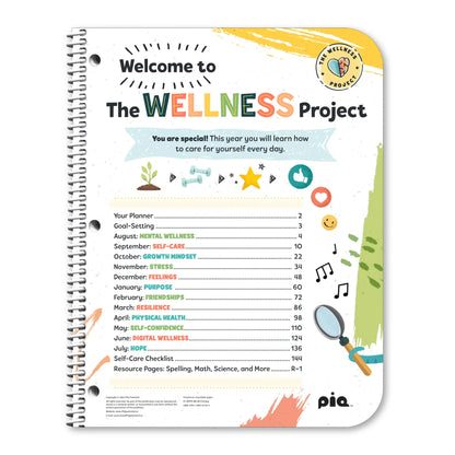 The Wellness Project Planner: Grades 1-2 (Standard)