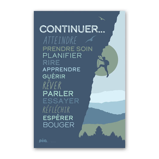 Affiche - Continuer