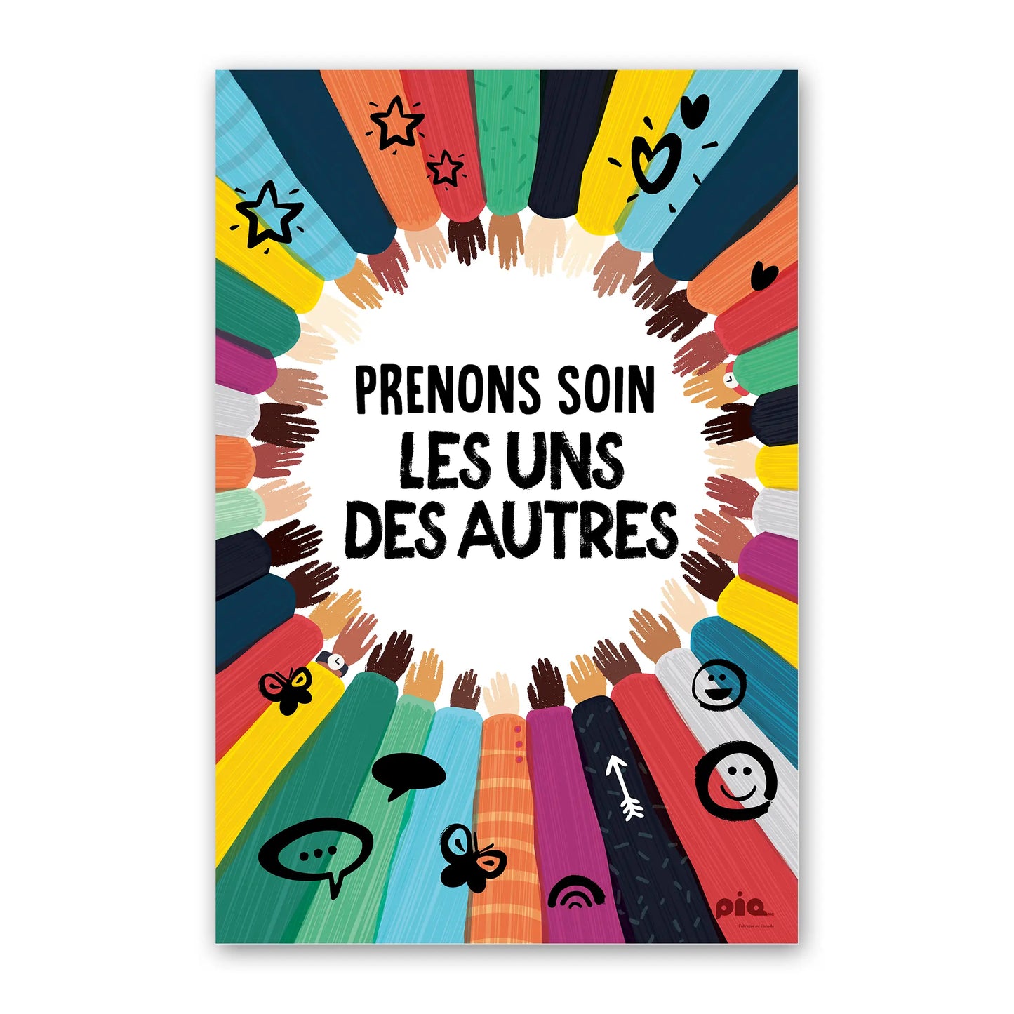 Affiche : Prenons soin les uns des autres