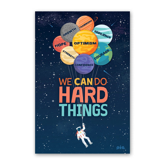 We Can Do Hard Things Poster